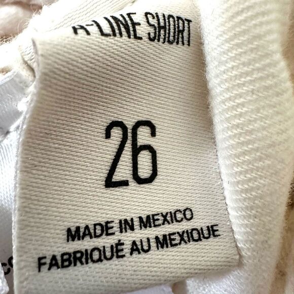 BDG white A-line shorts size 26 NWT - Picture 8 of 16